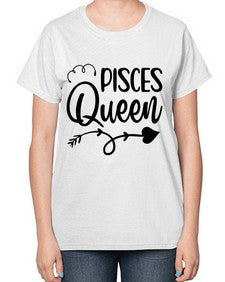 pisces queen 379# - pisces-  Ladies T-Shirt
