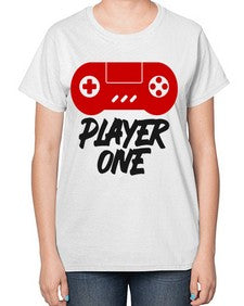 play one 145# - video games-  Ladies T-Shirt