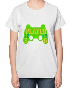 player 38# - video games-  Ladies T-Shirt