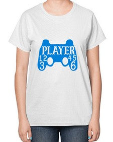 player 39# - video games-  Ladies T-Shirt