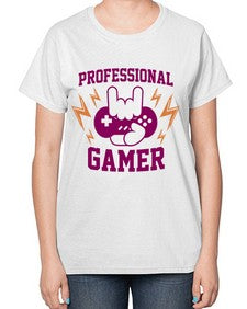 professional gamer 148# - video games-  Ladies T-Shirt