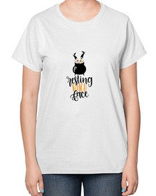 resting witch face 23# - witch-  Ladies T-Shirt