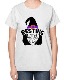 resting witch face 27# - witch-  Ladies T-Shirt