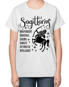 sagittarius 397# - sagittarius-  Ladies T-Shirt