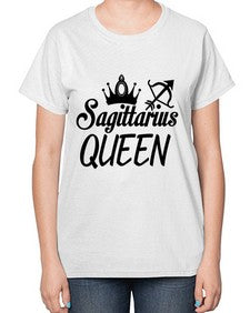 sagittarius queen 412# - sagittarius-  Ladies T-Shirt