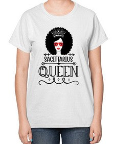 sagittarius queen 414# - sagittarius-  Ladies T-Shirt