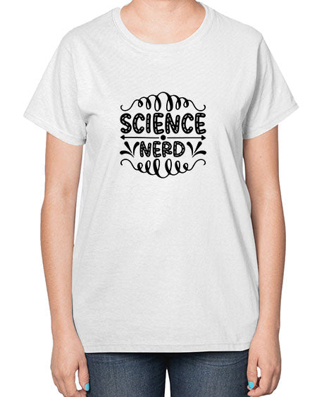science nerd 56# - general science-  Ladies T-Shirt