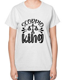 scorpio king 444# - scorpio-  Ladies T-Shirt