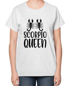 scorpio queen 446# - scorpio-  Ladies T-Shirt