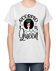 scorpio queen 448# - scorpio-  Ladies T-Shirt