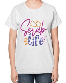 scrub life Style 1380# - nurse-  Ladies T-Shirt