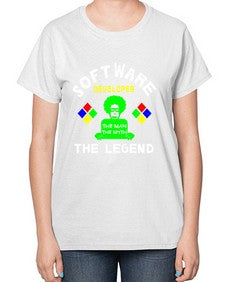 software developer the legend 16# - computer-  Ladies T-Shirt