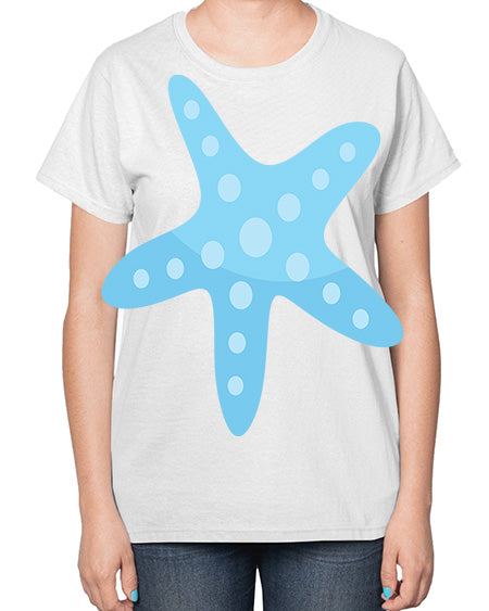 starfish 2# - shark-fish-  Ladies T-Shirt