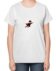 super kid 9# - black boys or men-  Ladies T-Shirt