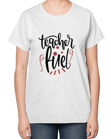 teacher fuel Style 373# - teacher-  Ladies T-Shirt