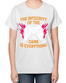 the integrity of the game 155# - video games-  Ladies T-Shirt