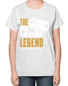 the legend 156# - video games-  Ladies T-Shirt