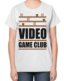 video game club 160# - video games-  Ladies T-Shirt