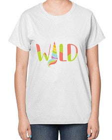 wild 559# - unicorn-  Ladies T-Shirt