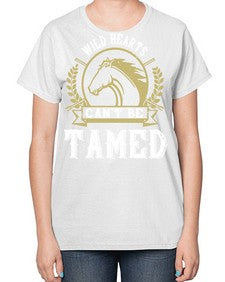 wild hearts can’t be tamed Style 11# - horse-  Ladies T-Shirt