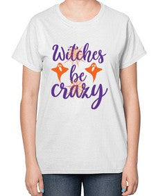witches be crazy 10# - witch-  Ladies T-Shirt