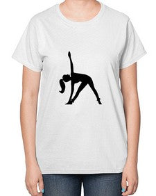 yoga pose  631# - yoga-  Ladies T-Shirt