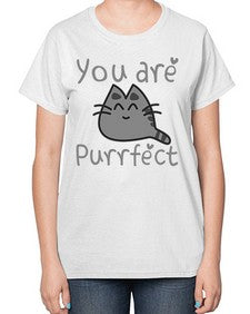 you are purrfect - cats-  Ladies T-Shirt