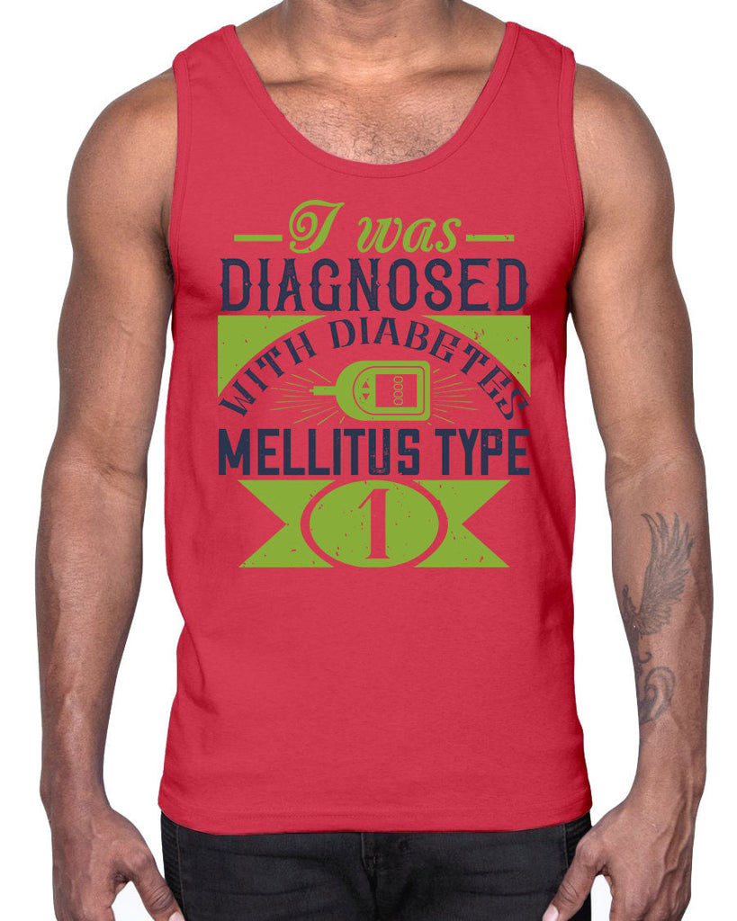 I was diagnosed with diabetes mellitus Type 1- Diabetes- Cotton Tank