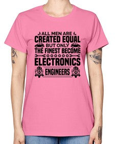 All men are created Style 569# - engineer -  Missy T-Shirt