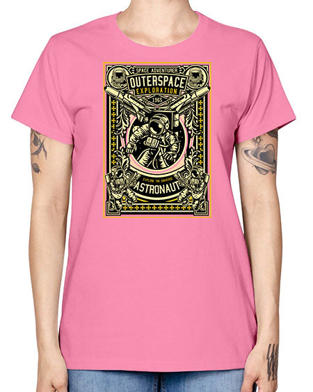 Astronaut Outerspace Exploration 36# - space -  Missy T-Shirt