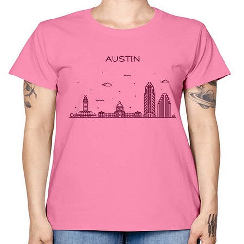 AustinTX 380# - cities -  Missy T-Shirt