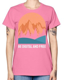 Be Digital and Free 27# - internet -  Missy T-Shirt