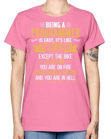 Being a Programmer 3# - computer -  Missy T-Shirt