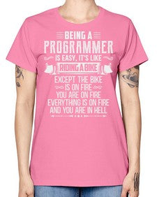 Being a Programmer 4# - computer -  Missy T-Shirt
