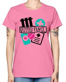 Blessed Nurse Style Style 627# - nurse -  Missy T-Shirt