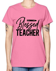 Blessed teacher 632# - teacher -  Missy T-Shirt
