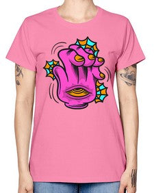 Bored high five 23# - cartoon general -  Missy T-Shirt