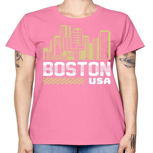 Boston 480# - cities -  Missy T-Shirt