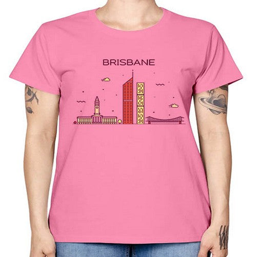 Brisbane 496# - cities -  Missy T-Shirt