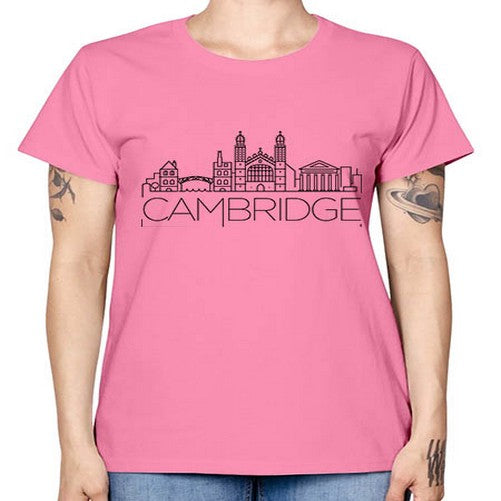 Cambridge Minimal Skyline copy 538# - cities -  Missy T-Shirt