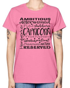 Capricorn 566# - capricorn -  Missy T-Shirt