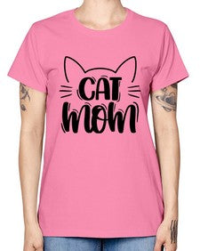 Cat Mom Style 85# - cats -  Missy T-Shirt