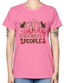 Cats Are My Favorite People Style 8# - cats -  Missy T-Shirt