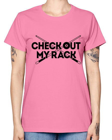 Check out my rack 1395# - billards -  Missy T-Shirt
