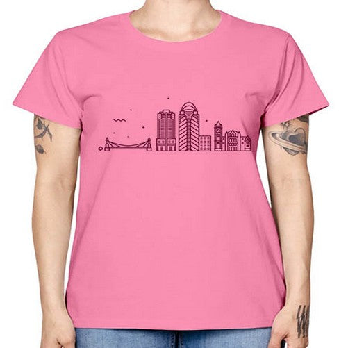 CincinnatiOH 589# - cities -  Missy T-Shirt