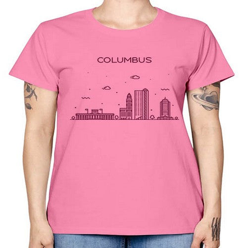 ColumbusOH 609# - cities -  Missy T-Shirt