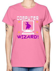 Computer wizard 52# - computer -  Missy T-Shirt