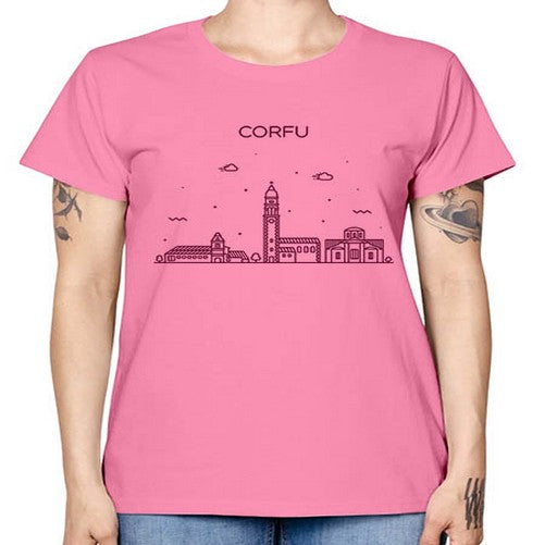Corfu 627# - cities -  Missy T-Shirt