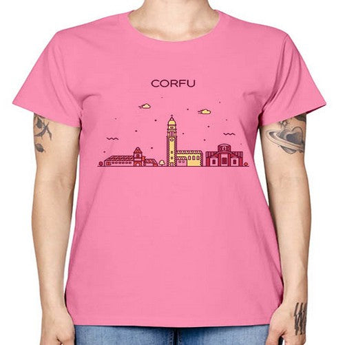Corfu 629# - cities -  Missy T-Shirt