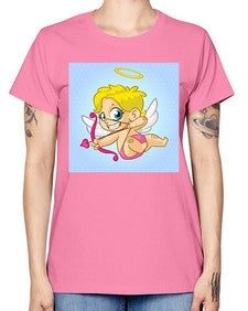 Cupid 79# - cartoon general -  Missy T-Shirt